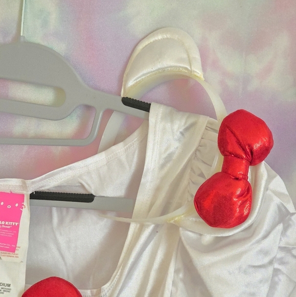 Rubies Sanrio Hello Kitty Pink & White Tutu Dress Costume Size Medium - Picture 7 of 11